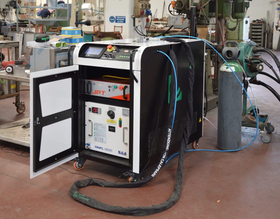 MANUAL LASER WELDING MACHINE Used by the Italian Company Inox Cmp of Latina