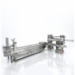 Sistema automatico customizzato per il confezionamento di burrata in vasetti inox cmp