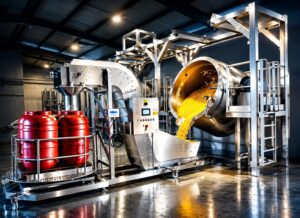 impianto cottura lupini progettato da INOX Cmp azienda italiana Latina